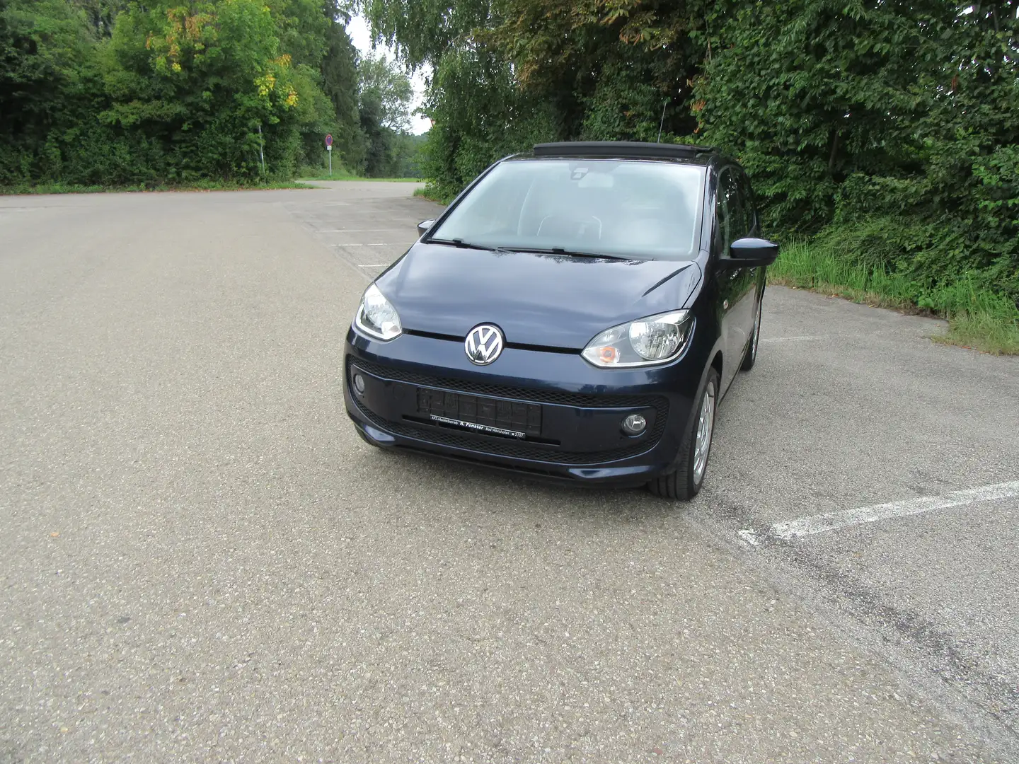 Volkswagen up! Up 5-Türer ASG high Sitzheizung- Leder Blau - 1