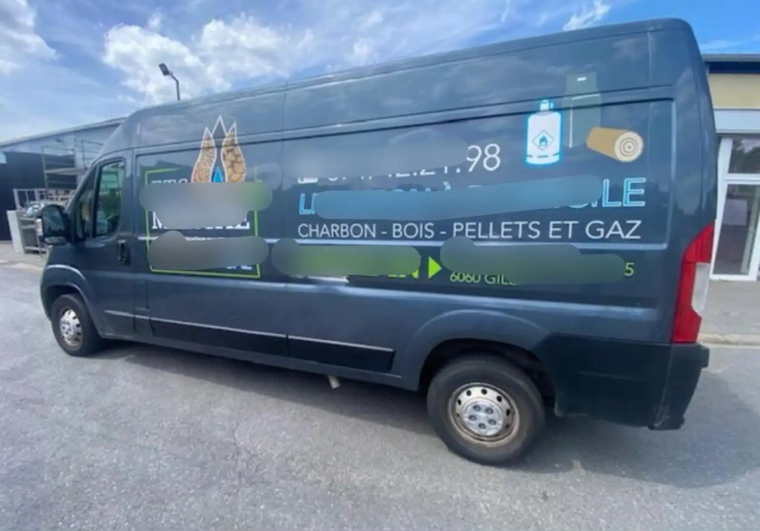 Peugeot Boxer 2.2L euro6b full option manuel roule super Bleu - 2
