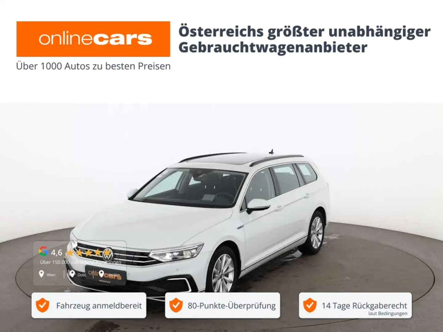 Volkswagen Passat Variant 1.4 TSI GTE Aut MATRIX STANDHZG Weiß - 1