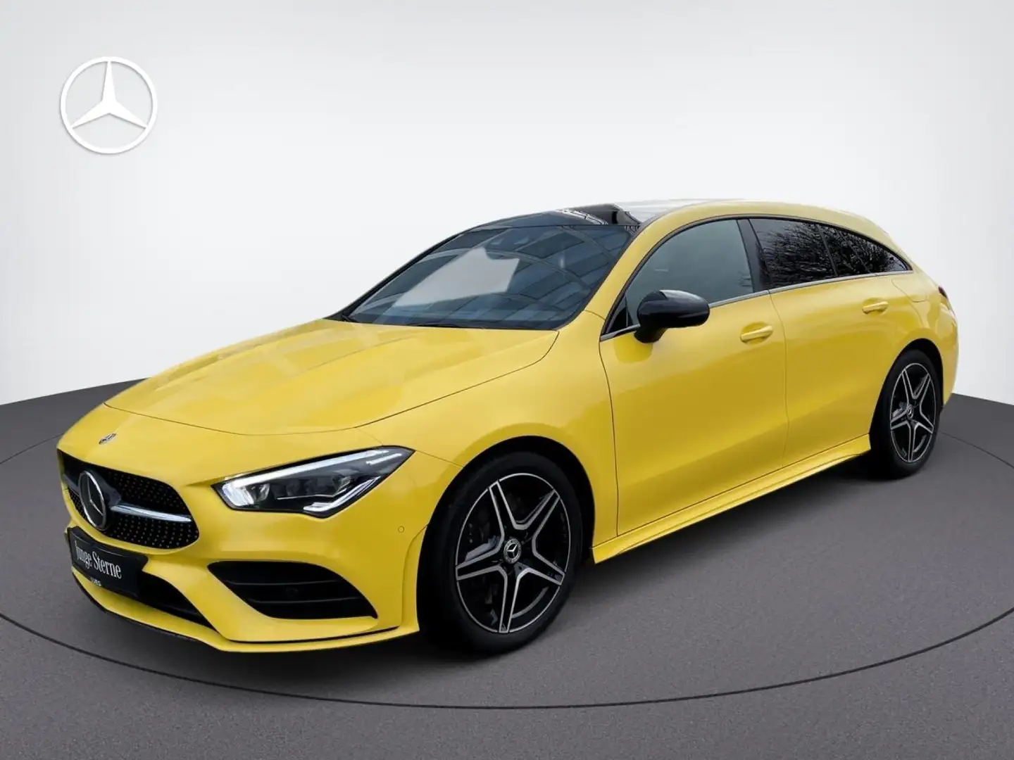 Mercedes-Benz CLA 220 Shooting Brake AMG+DISTRONIC+NAVI+LED Gelb - 2