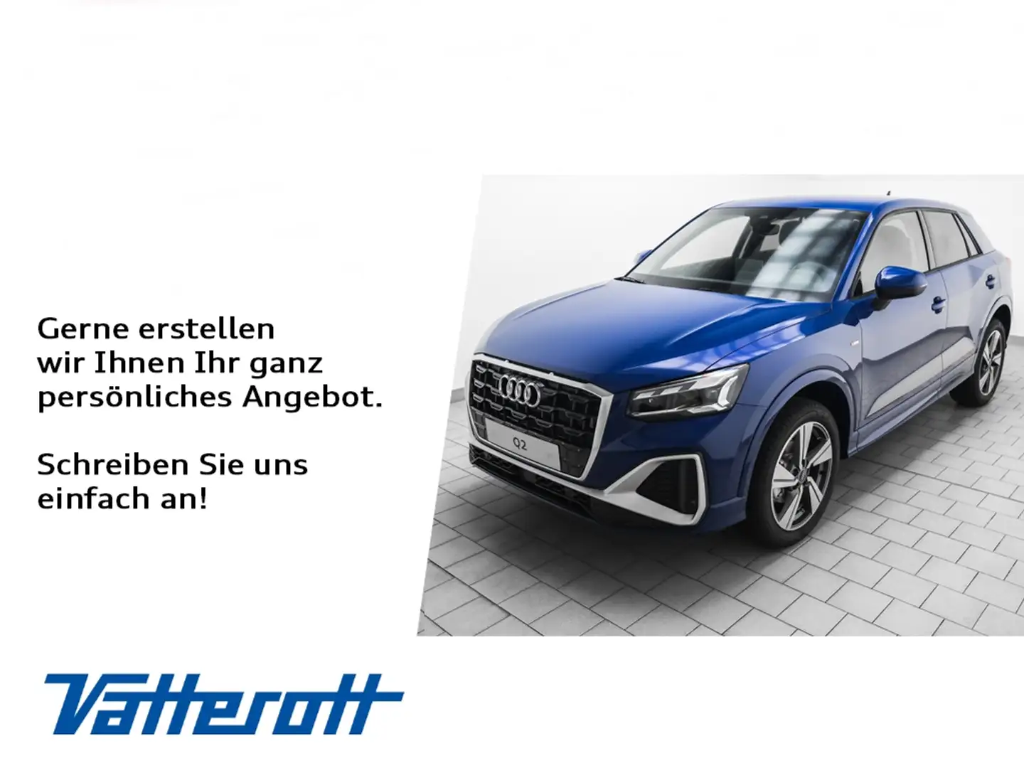 Audi Q2 35 TFSI S line Matrix AHK ACC Car-Play Blau - 1