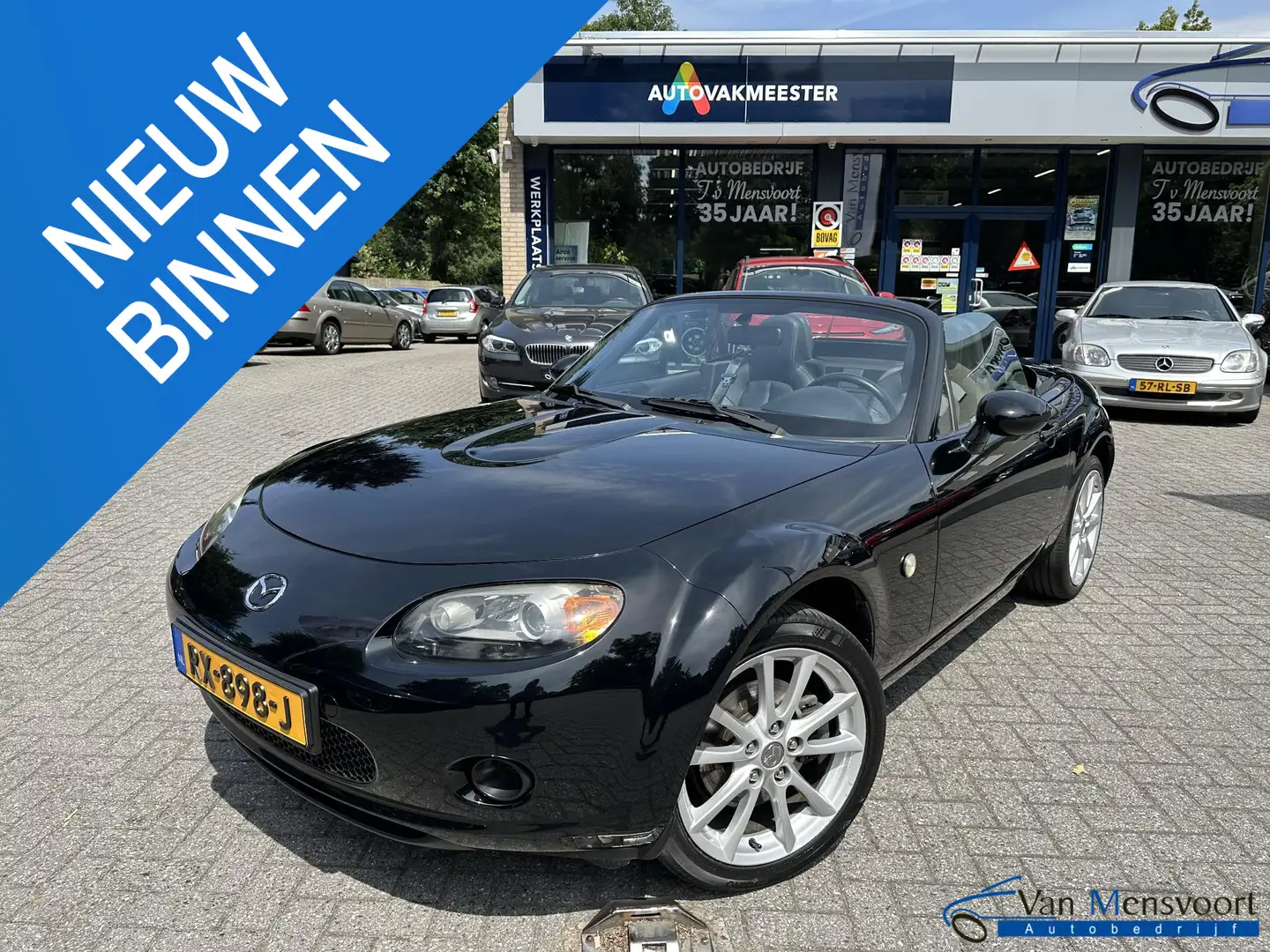 Mazda MX-5 1.8 Exclusive Leder|Climate|Elek.hardtop|Cruise|To Zwart - 1