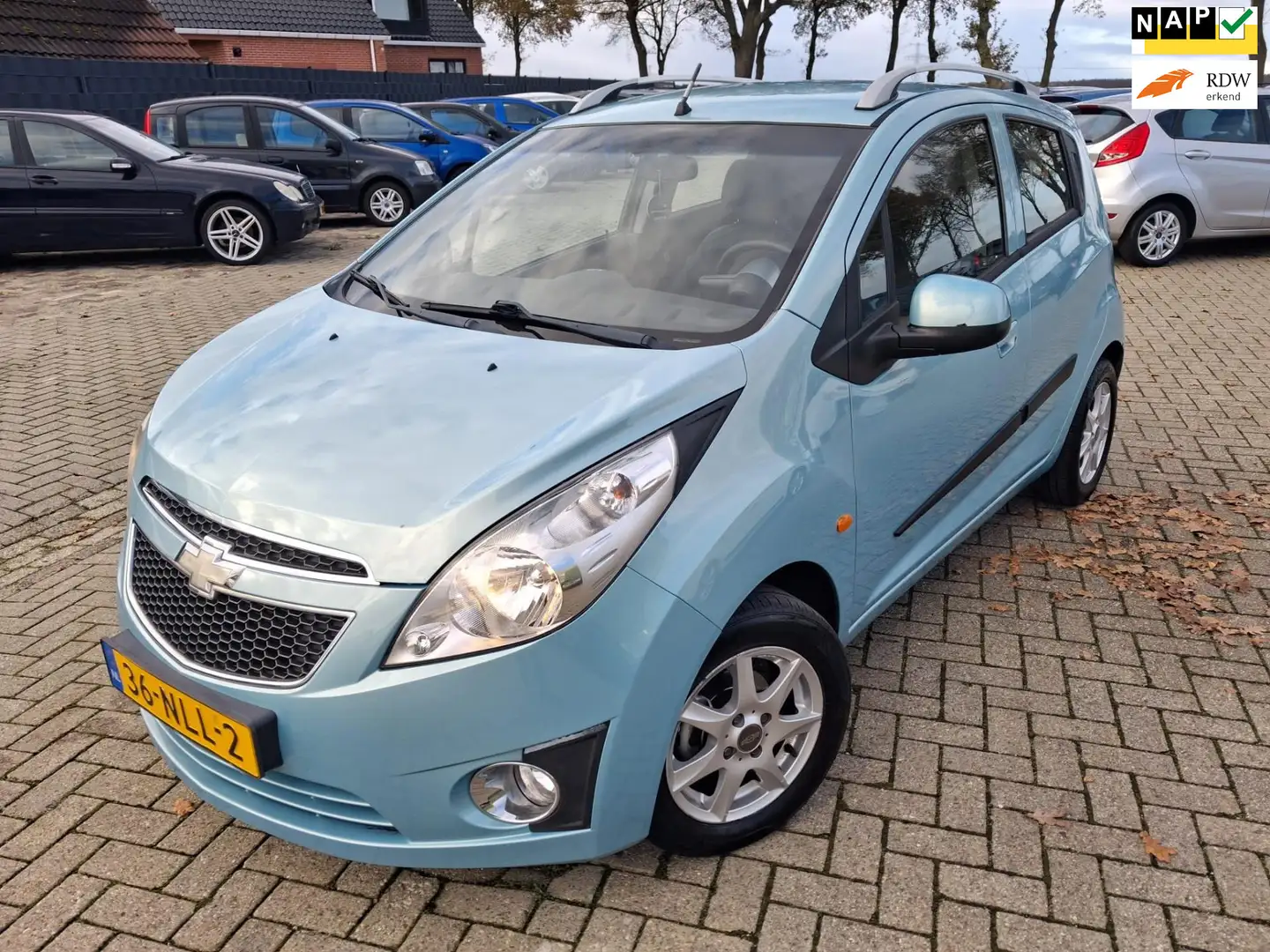 Chevrolet Spark 1.0 16V LS Bi-Fuel 2010. Airco/Mistlampen/LMV etc. Bleu - 1
