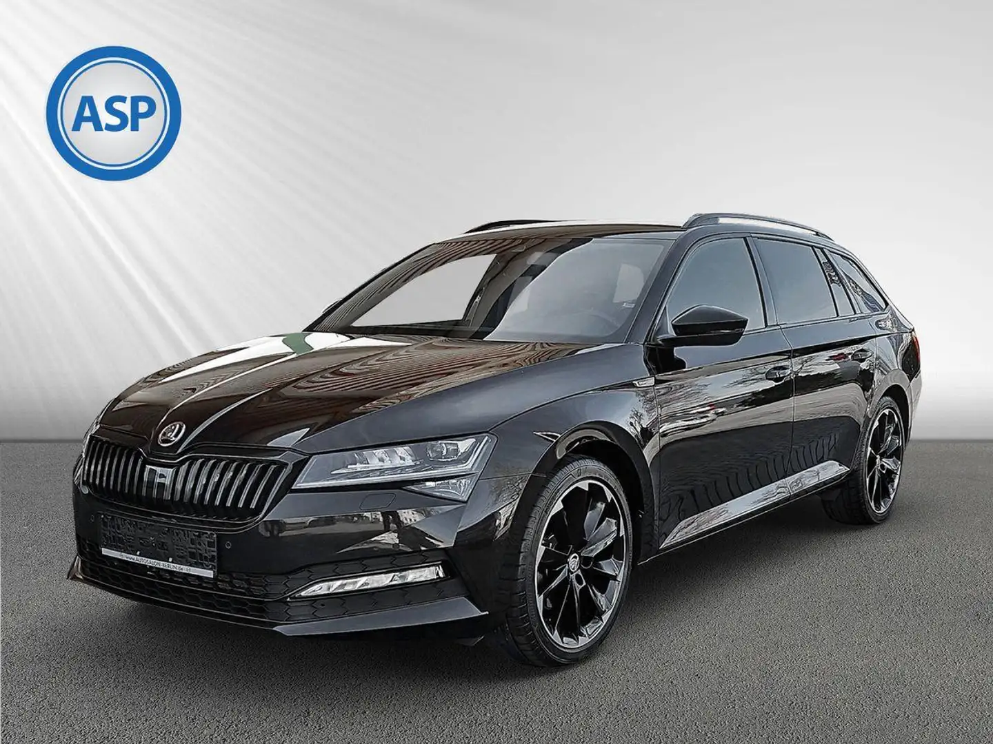 Skoda Superb 2.0 TDI "Sportline" KEYLESS STHZG LEDER Czarny - 1
