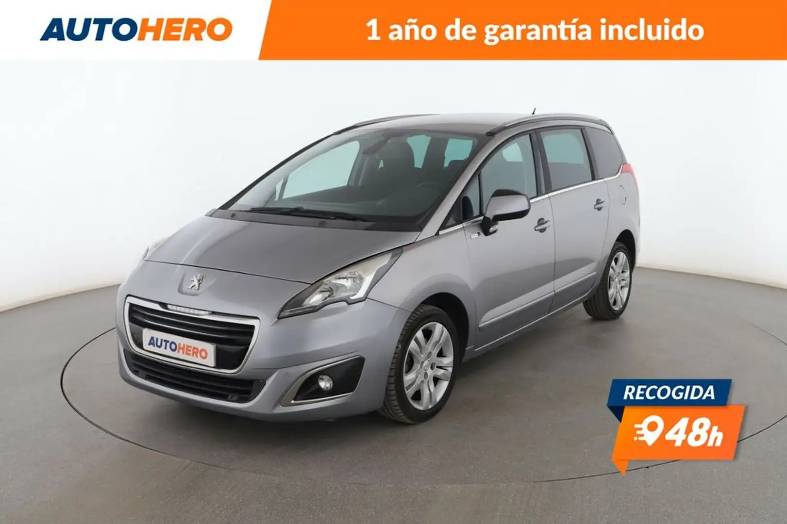 Peugeot 5008 1.6 Blue-HDi Style Gris - 1