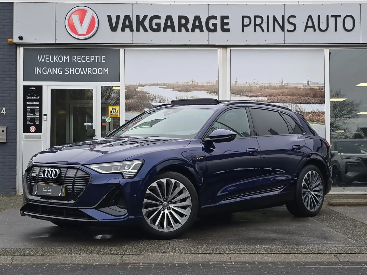 Audi e-tron 55 quattro S edition 95 kWh |SOH 95%|PANO|CAMERA|M Bleu - 1
