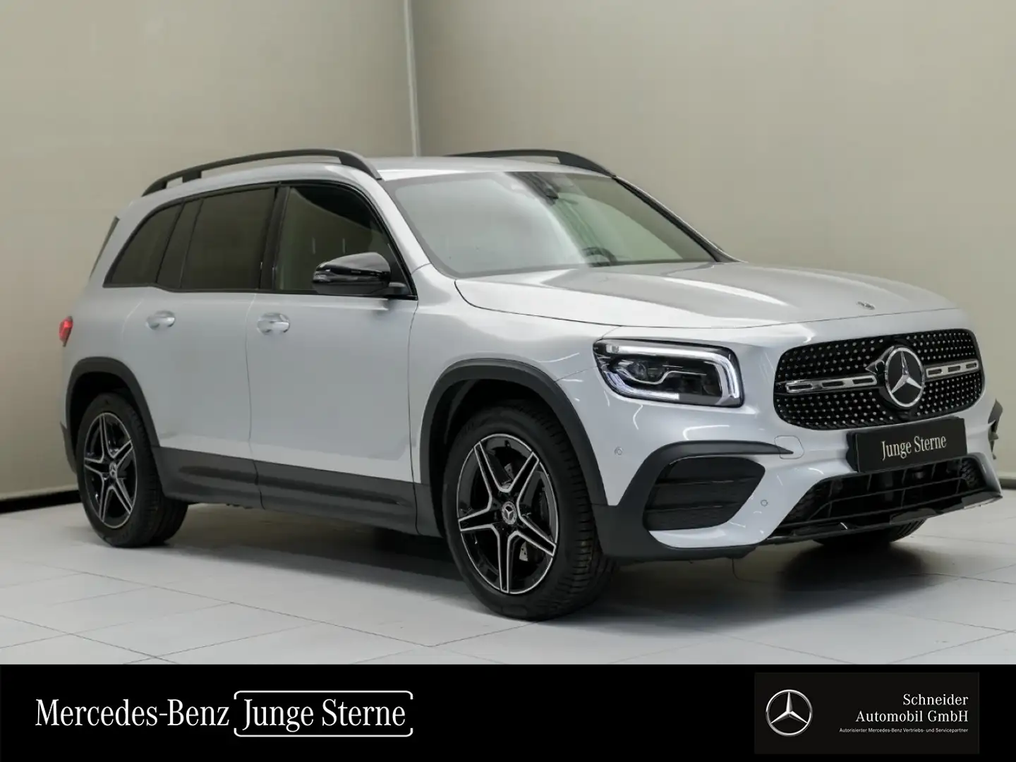 Mercedes-Benz GLB 200 d 4MATIC Night Sport KAM SpurW SpurH Silber - 1