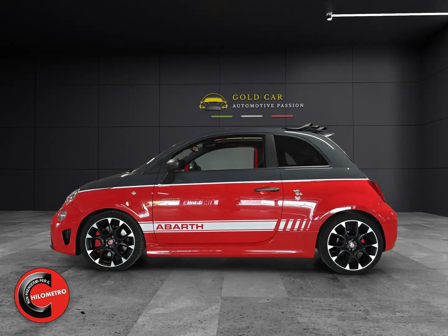 Abarth 595C 595C 1.4 Competizione 180cv Sabelt Bicolore Grigio - 2