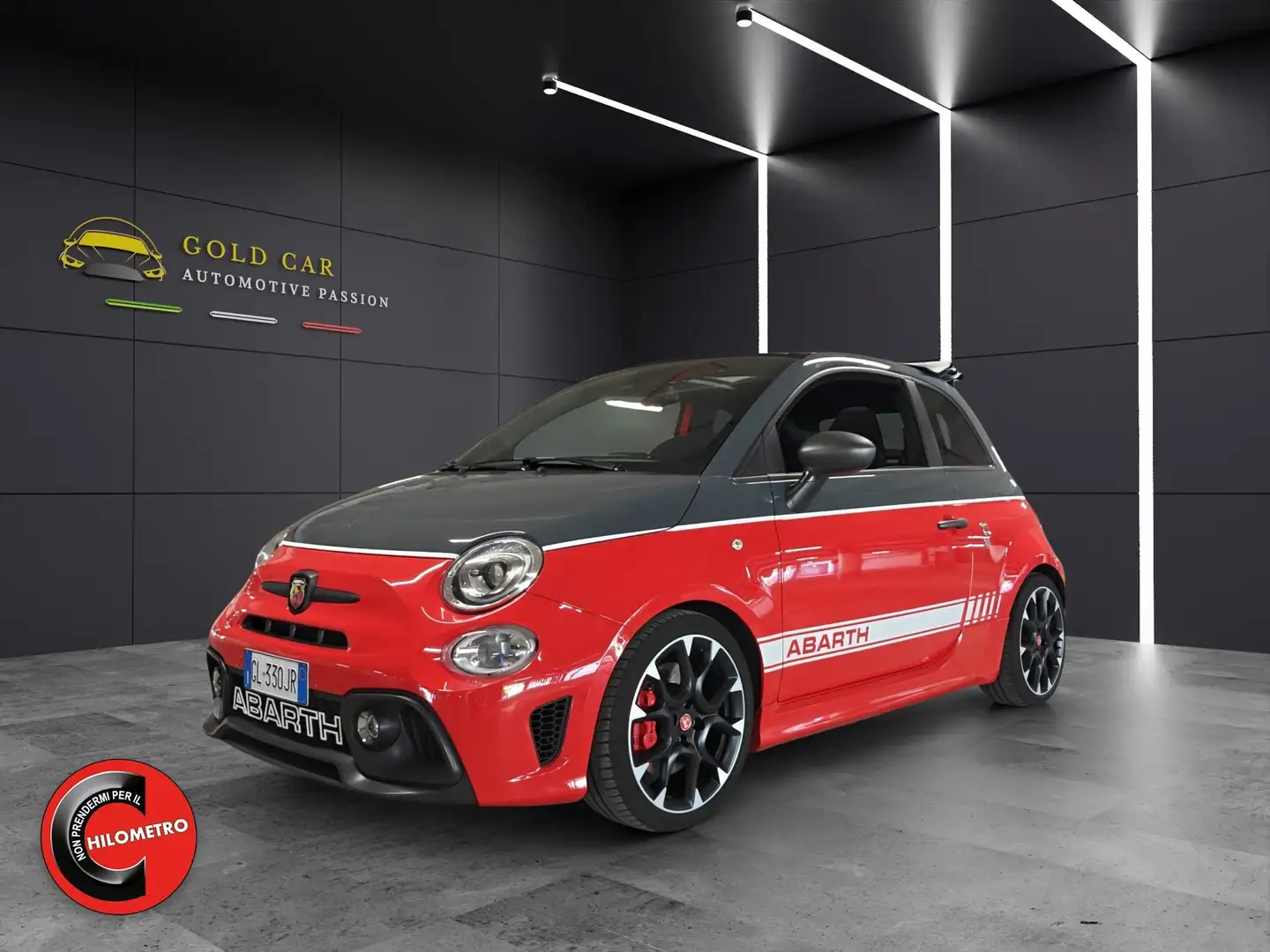 Abarth 595C 595C 1.4 Competizione 180cv Sabelt Bicolore Grigio - 1