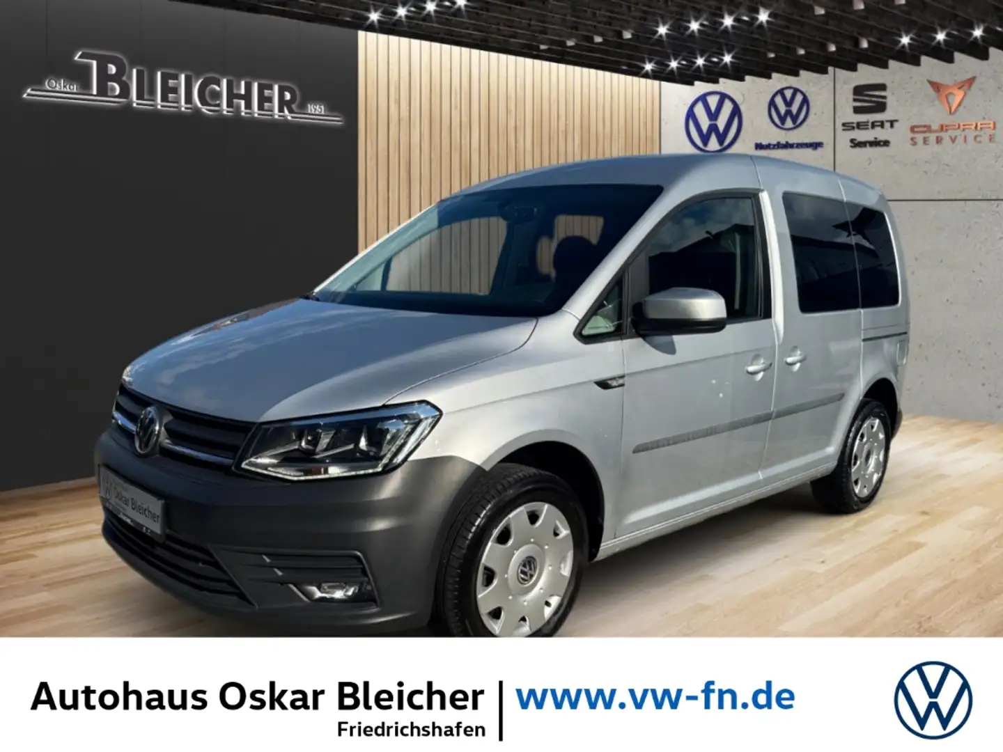 Volkswagen Caddy Trendline BMT 2.0 TDI Xenon + Navi + AHK + Klima Argent - 1