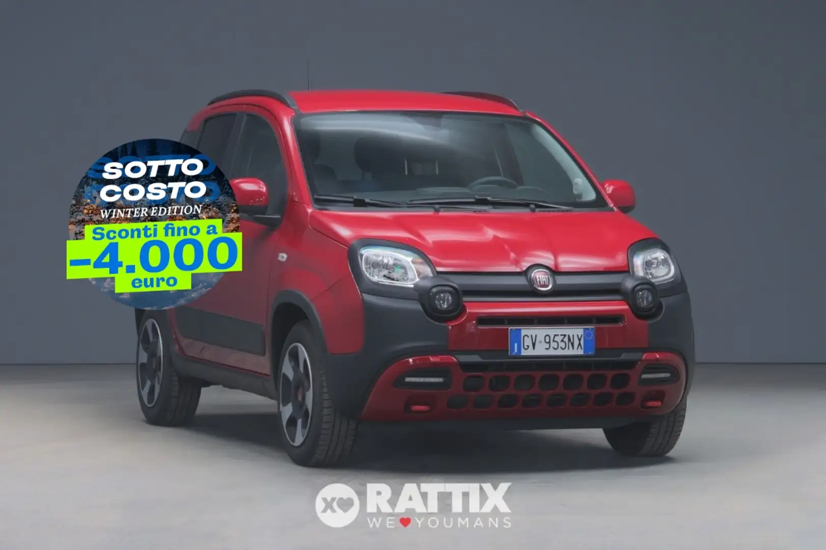 Fiat Panda 1.0 Firefly Hybrid 70CV Cross 5p.ti Rouge - 1