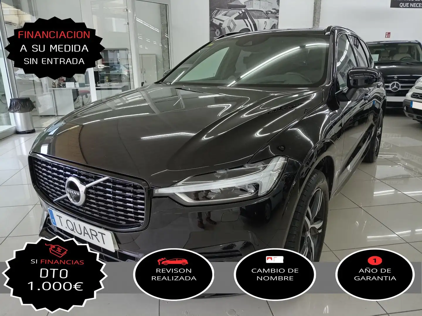 Volvo XC60 T8 Twin Recharge R-Design Expression Negro - 1