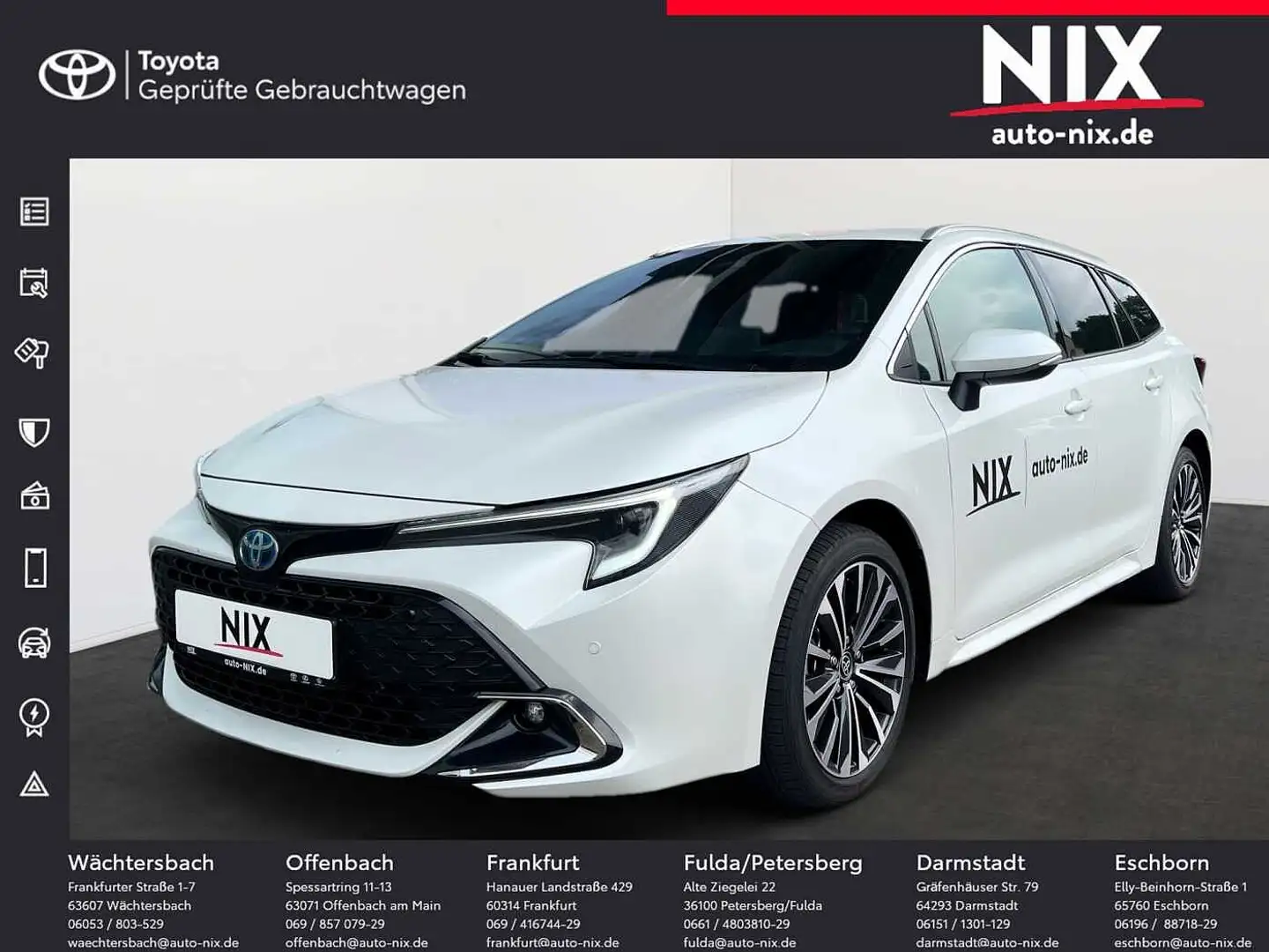 Toyota Corolla Touring Sports 1.8 Hybrid Teamplayer LED Weiß - 1