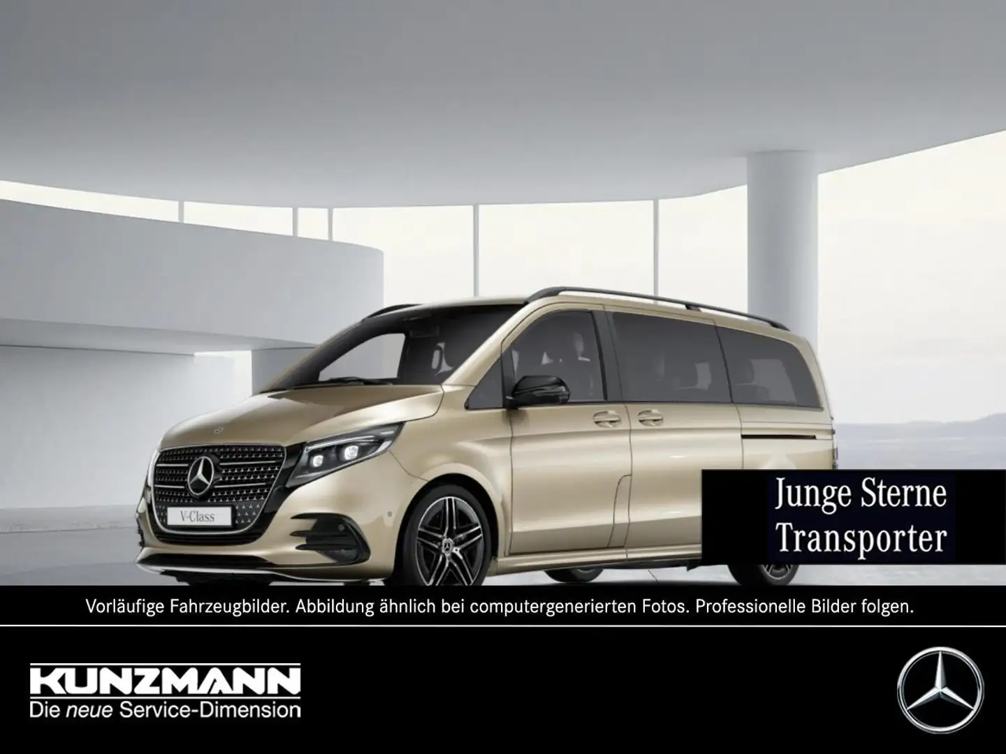 Mercedes-Benz V 250 d 4M AVANTGARDE Lang AMG AHK Panorama Gold - 1