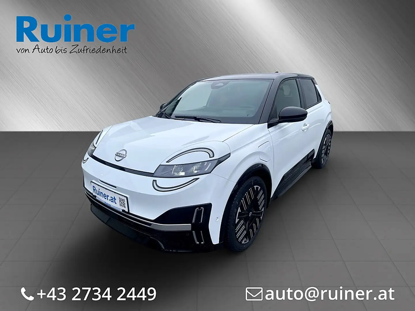 Nissan Micra 40kWh Advance   € 21.658,- excl. Mwst. Weiß - 1