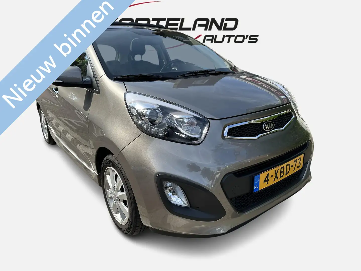 Kia Picanto 1.2 CVVT ExecutiveLine l Automaat l Clima l Vouwda Grijs - 1