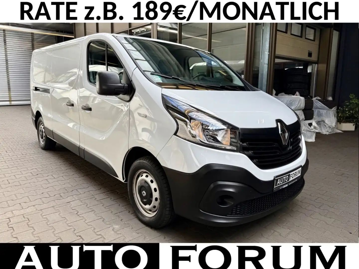 Renault Trafic 1.6 dCi L2 3,0t NAVI KLIMA AHK 3SITZE PDC Weiß - 1