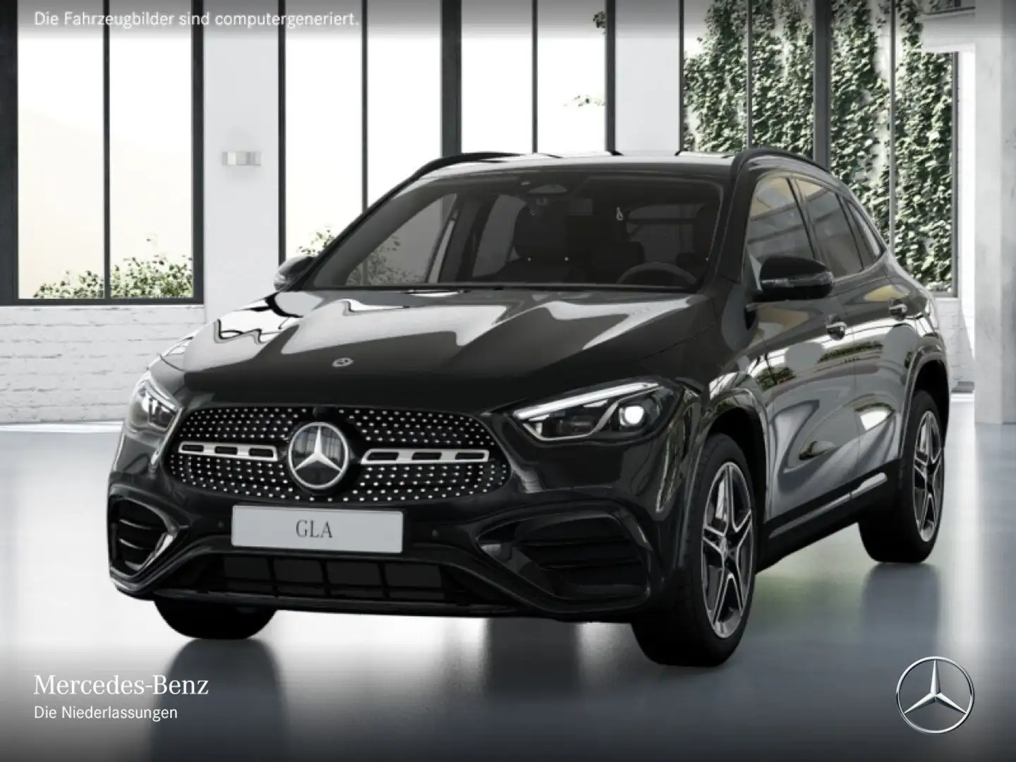 Mercedes-Benz GLA 200 AMG+NIGHT+360°+AHK+MULTIBEAM+19"+TOTW+7G Schwarz - 2