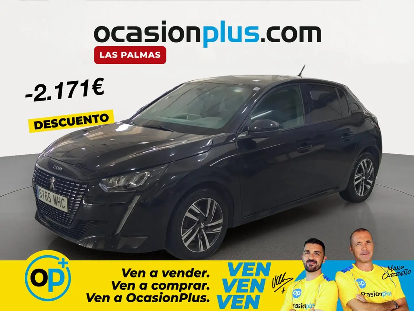 Peugeot 208 1.2 Puretech S&S Allure 100 Negro - 1