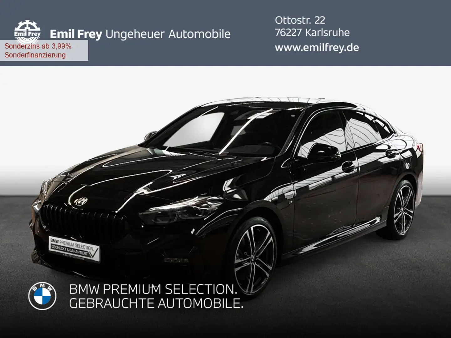 BMW 220 220i Gran Coupe Aut. M Sport Schwarz - 1