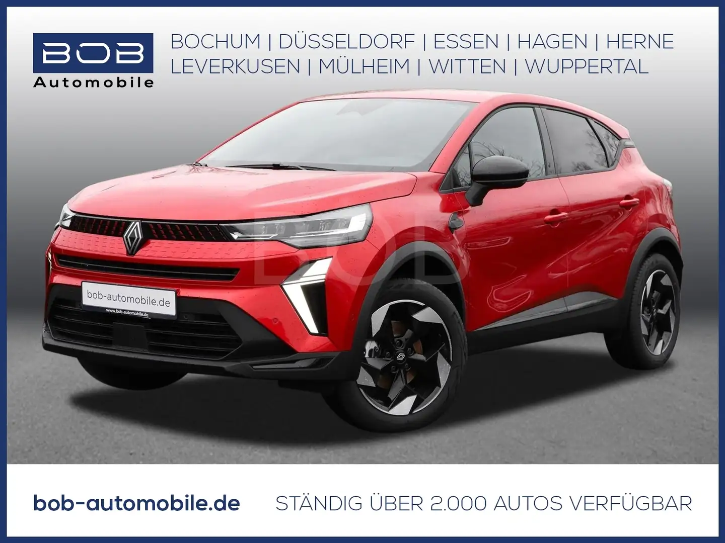 Renault Captur Techno E-TECH Full Hybrid 145 NAVI SHZ PDC Rojo - 1