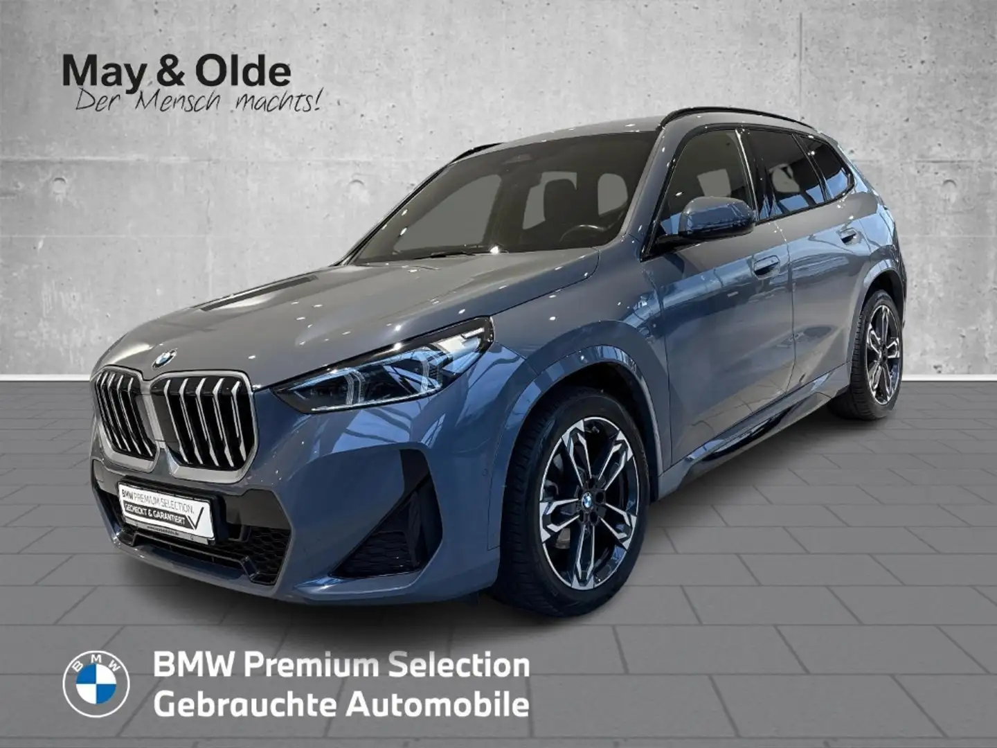 BMW X1 18d M Sport AHK GJR SHZ RFK LED Navi Digitales Coc Grau - 1