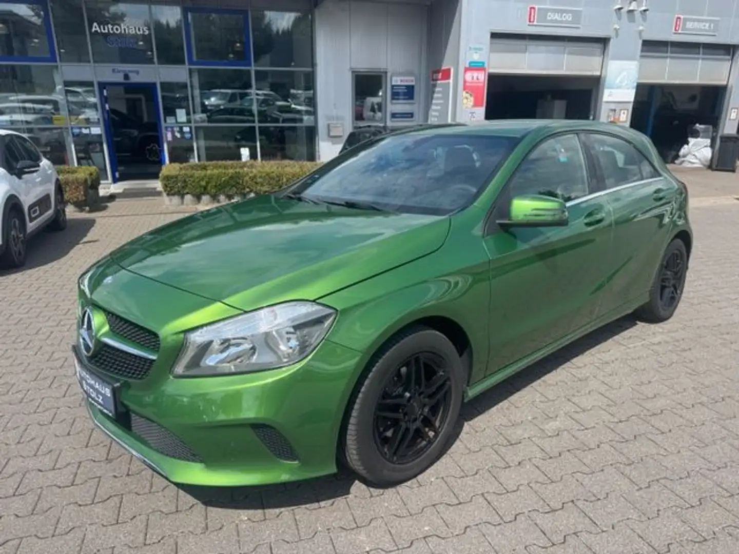 Mercedes-Benz A 160 -Klasse SHZ Notbremsass. Berganfahrass. El. Parkbr Groen - 1
