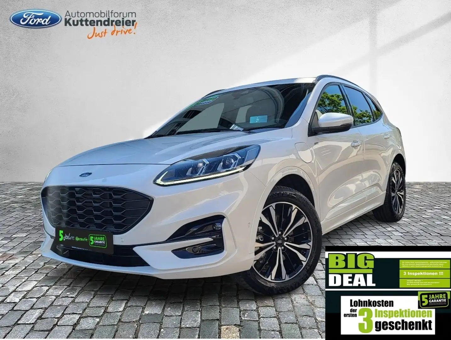 Ford Kuga PHEV ST-Line X Navi Kamera Voll-LED Sitzh. Weiß - 1