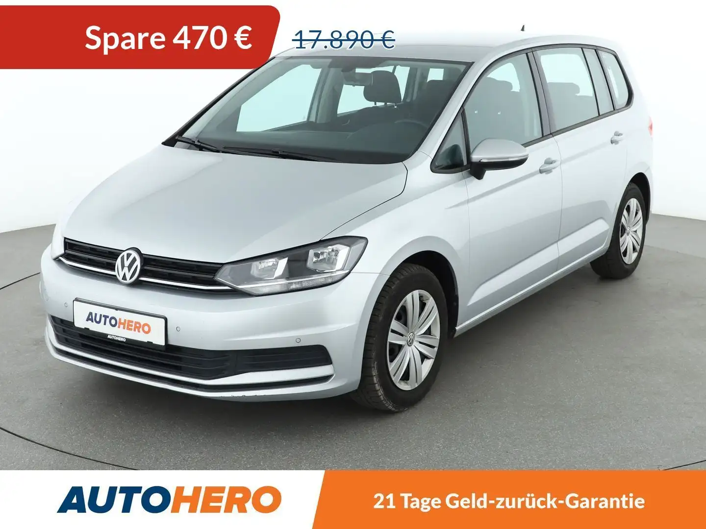 Volkswagen Touran 1.2 TSI Trendline BMT*7-SITZER*NAVI*PDC*KLIMA* Argent - 1