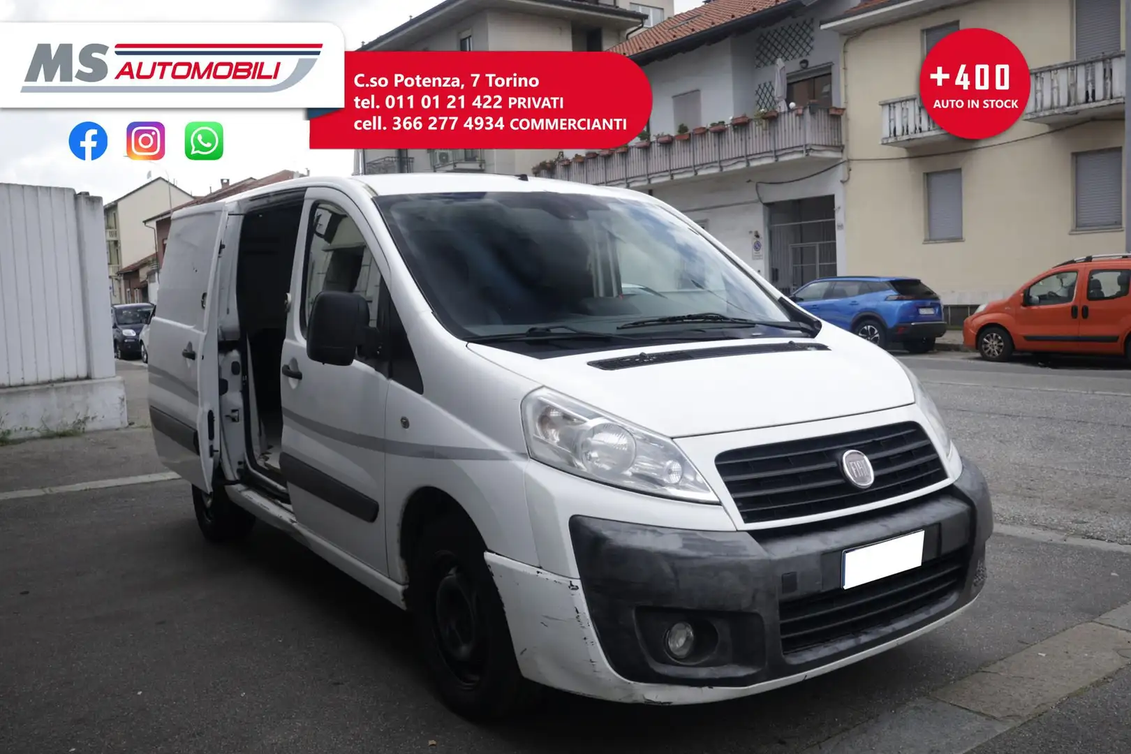 Fiat Scudo FIAT Scudo 2.0 MJT/165 DPF PC-TN Furgone 12 Blanco - 1