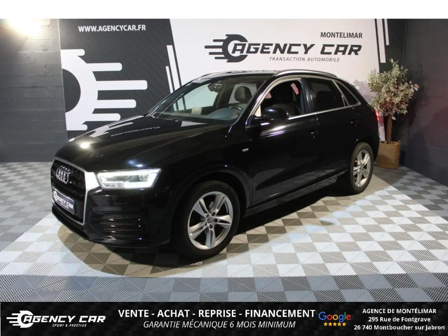Audi Q3 2.0 TDI Quattro 184ch S-tronic S-Line Schwarz - 1