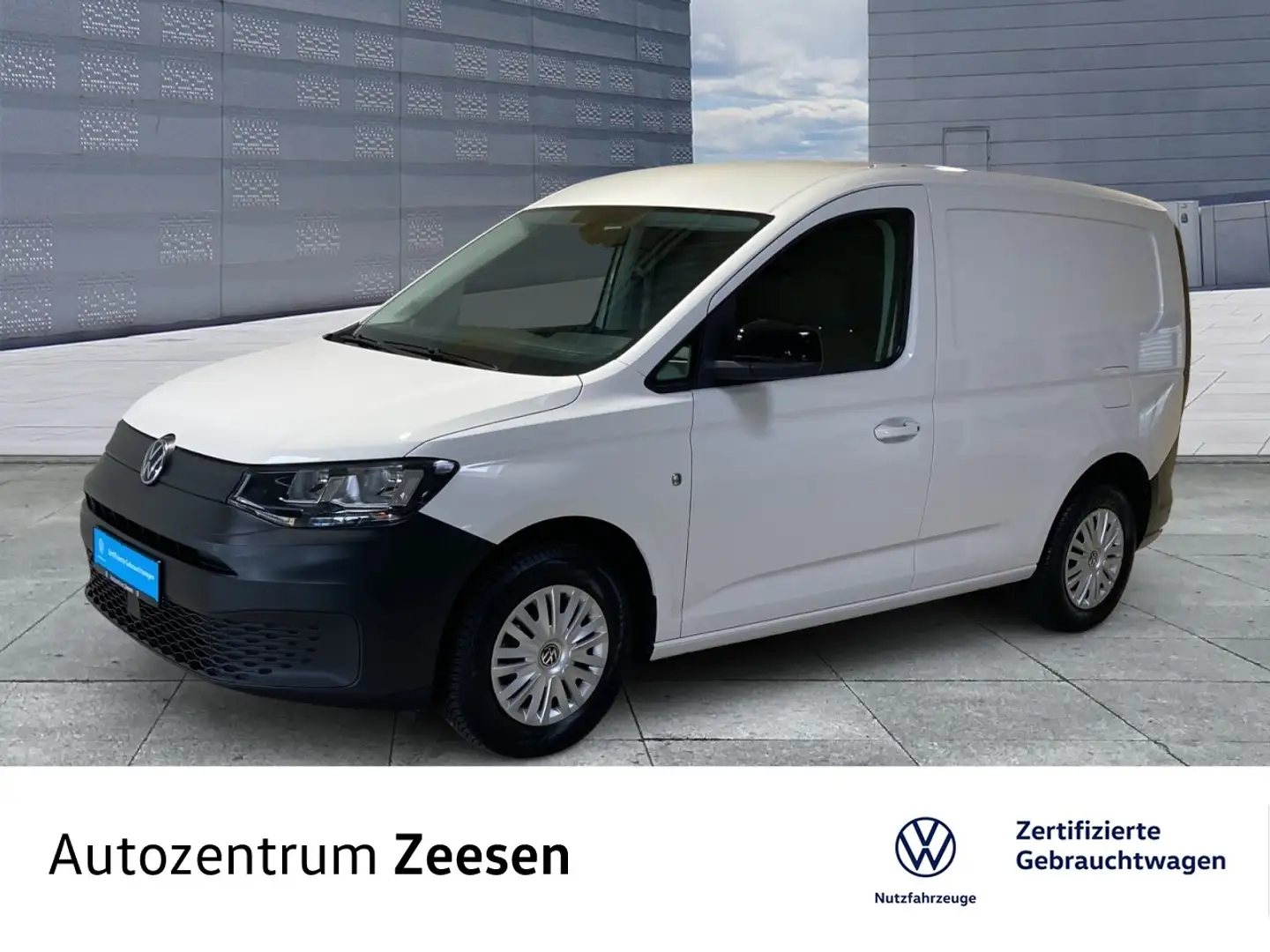 Volkswagen Caddy 2.0 TDI Cargo KR+USB+DAB+SHZ+EPH+EURO6+GRA Blanc - 1