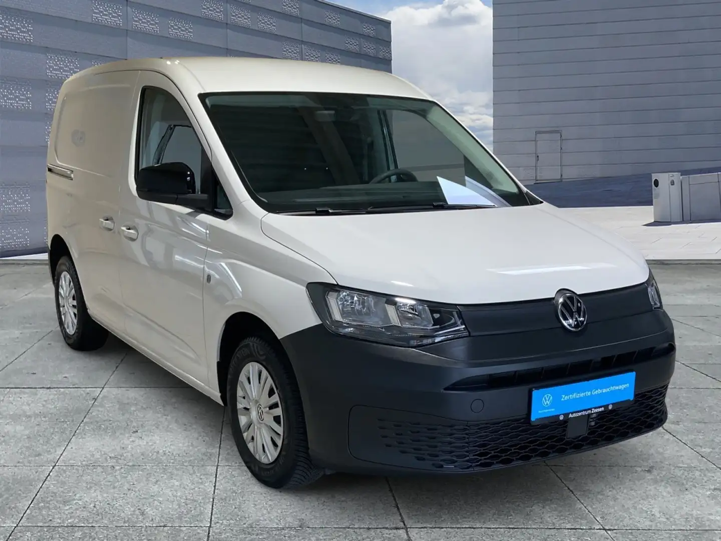 Volkswagen Caddy 2.0 TDI Cargo KR+USB+DAB+SHZ+EPH+EURO6+GRA Blanc - 2