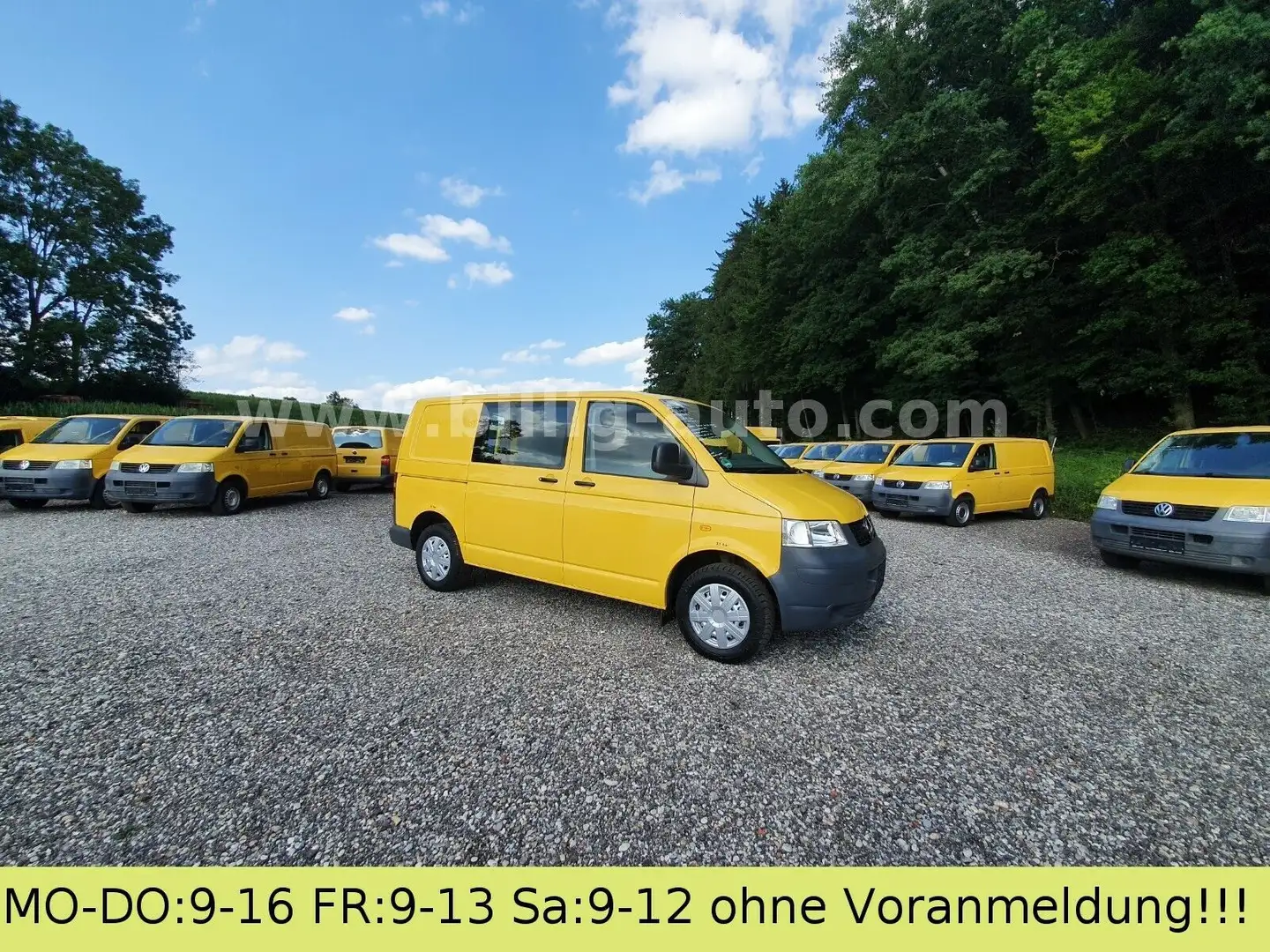 Volkswagen T5 Transporter 1.9 TDI 2x Schiebetüre /Scheckheft žuta - 2
