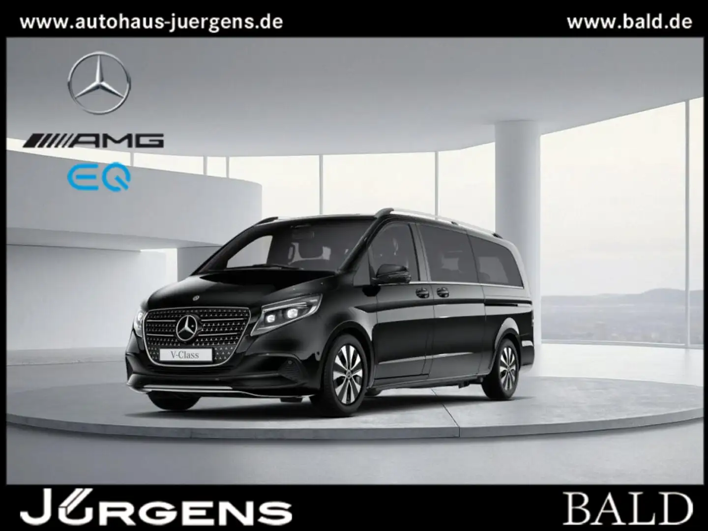 Mercedes-Benz V 300 d  Avantgarde/extralang/Standh/360°/Navi Schwarz - 1