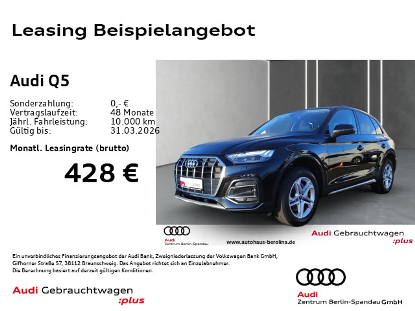 Audi Q5 40 TDI qu. Adv. S tronic *StdHz*MATRIX*NAV+* Schwarz - 1