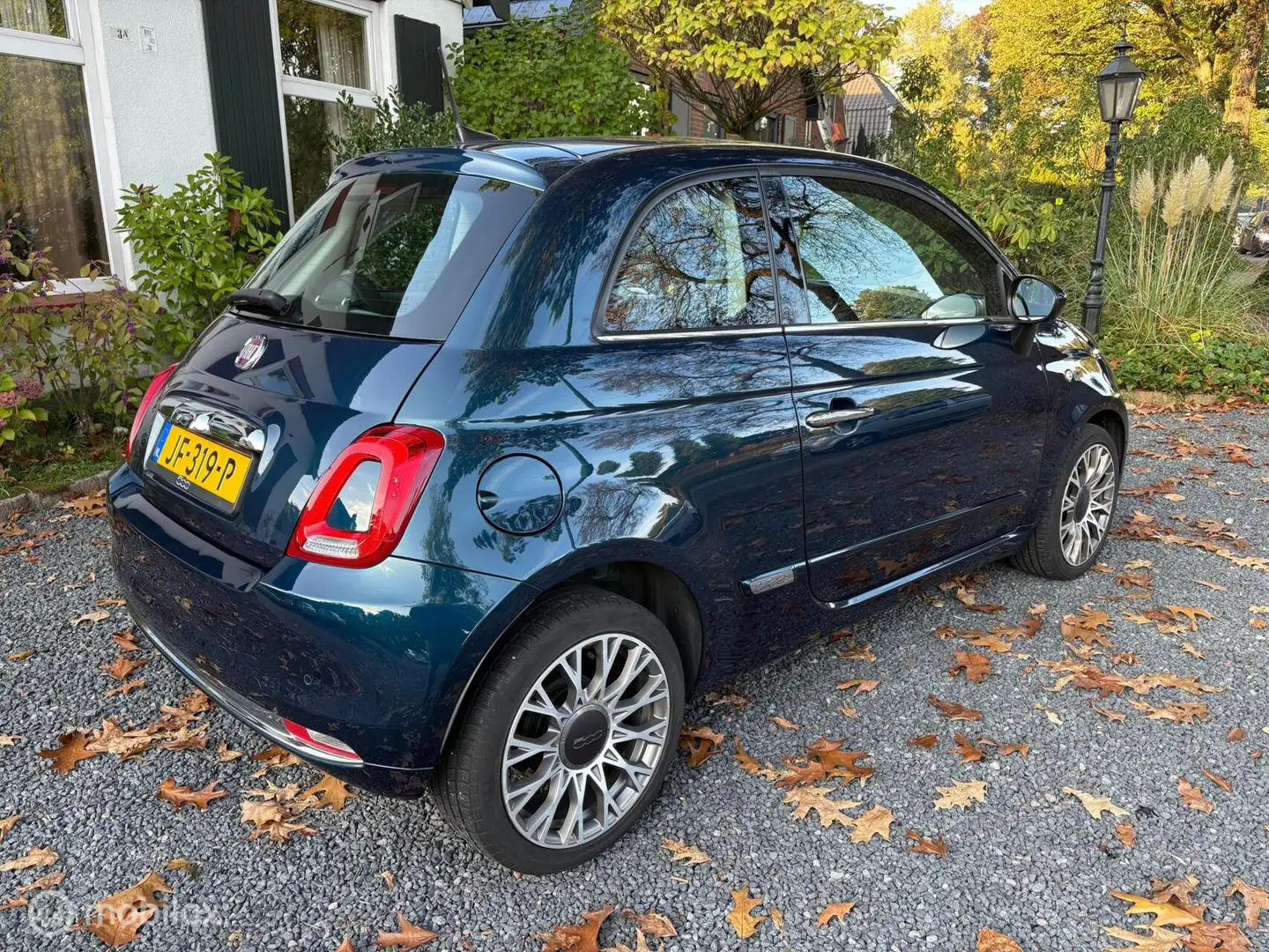 Fiat 500 1.2 Lounge | CLIMA | 133.000KM | PANODAK | PDC | Blauw - 2
