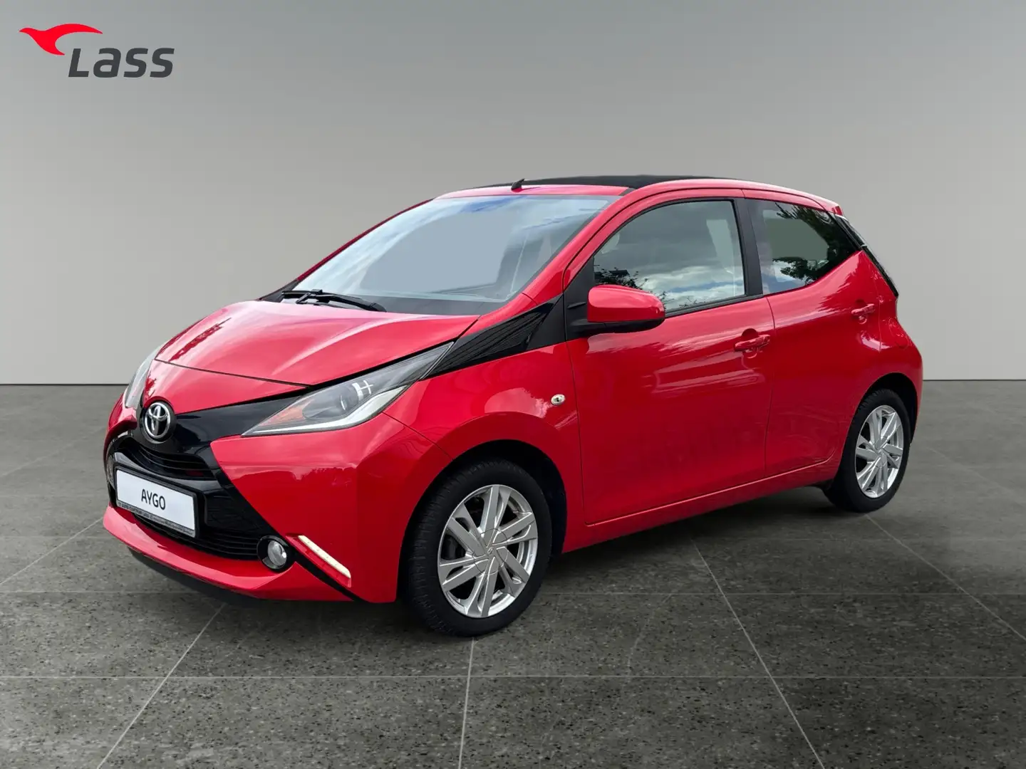 Toyota Aygo 1.0 x-wave +Allwetter+Faltdach+Heckkamera! Rot - 2