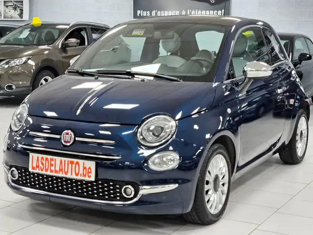 Fiat 500 1.0i Hybrid Toit Pano Cuir Clim Cruise Blue Crplay
