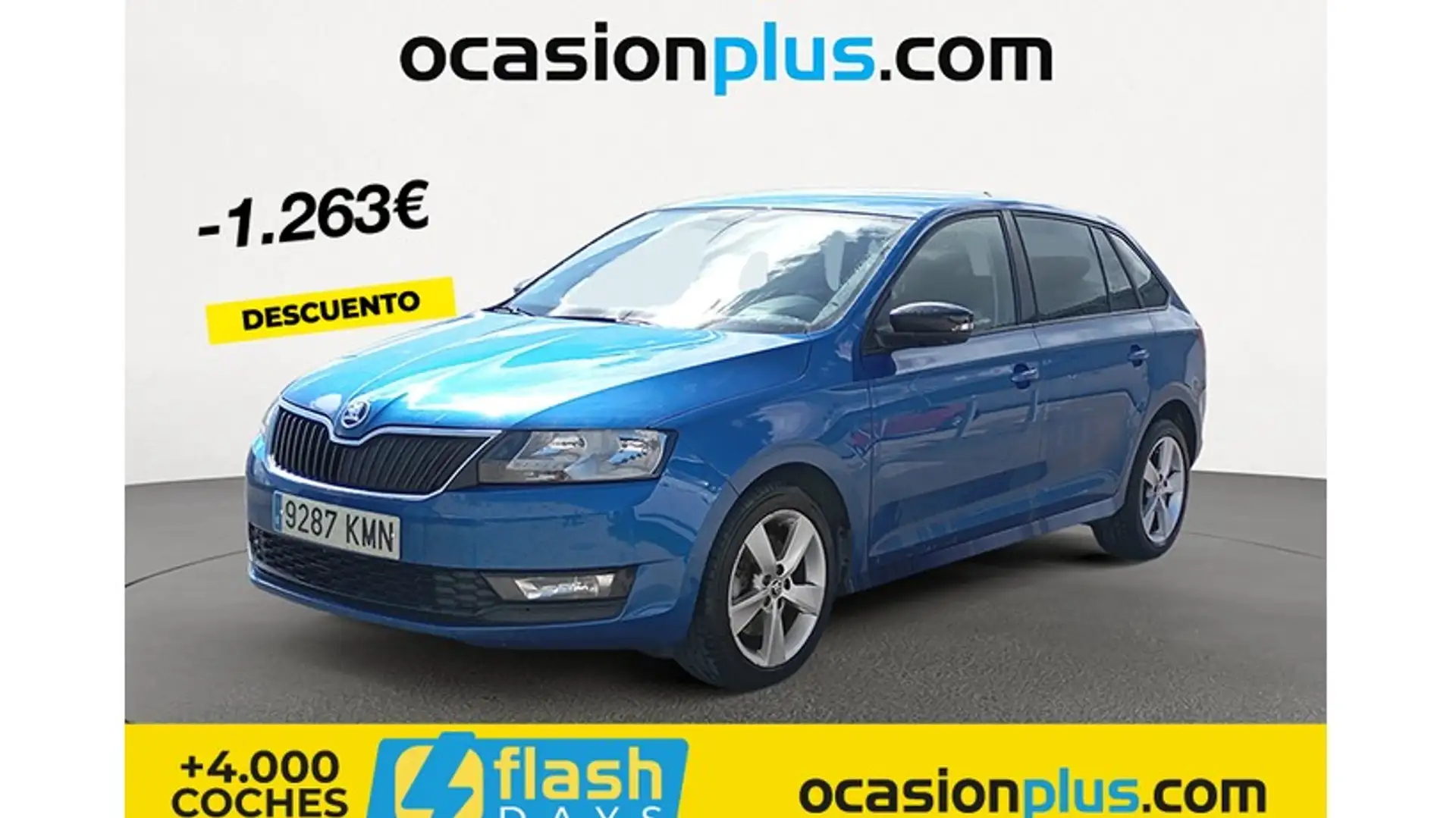 Skoda Rapid/Spaceback 1.4 TSI Like DSG Bleu - 1