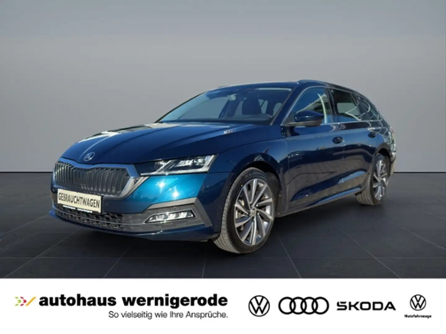 Skoda Octavia Combi 2.0TDI Style Matrix/AHK/HUD/Navi Blau - 1