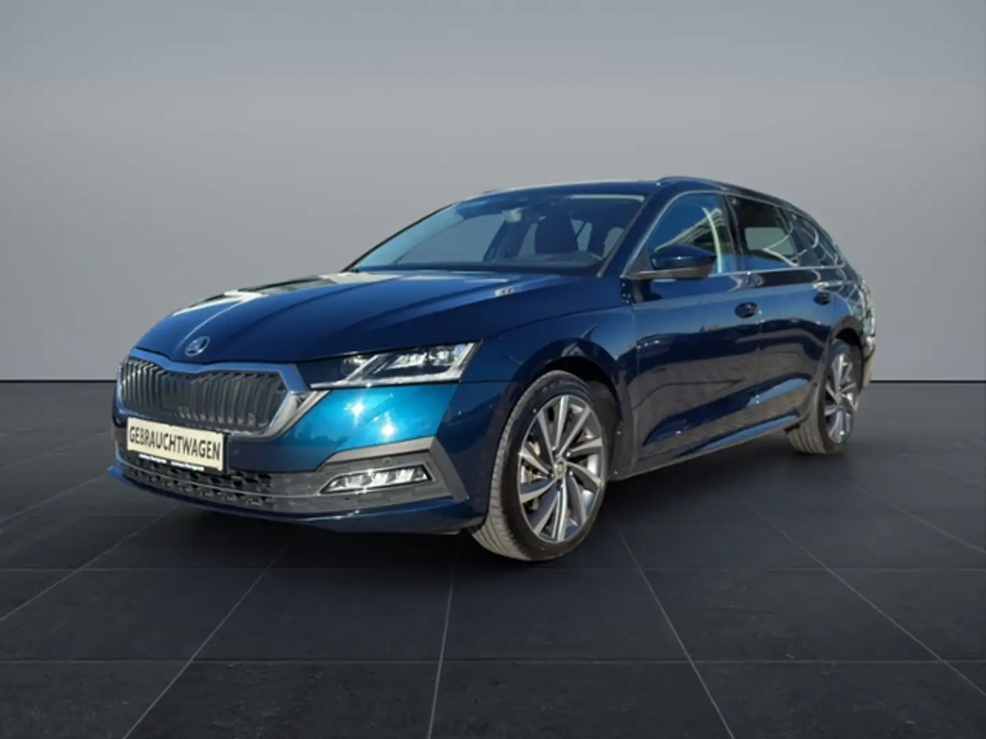 Skoda Octavia Combi 2.0TDI Style Matrix/AHK/HUD/Navi Blau - 2