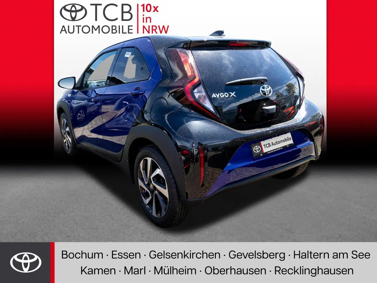 Toyota Aygo X 1.0 VVT-i TEAM D SHZ*KAMERA*ALU*BI-TONE Blau - 2