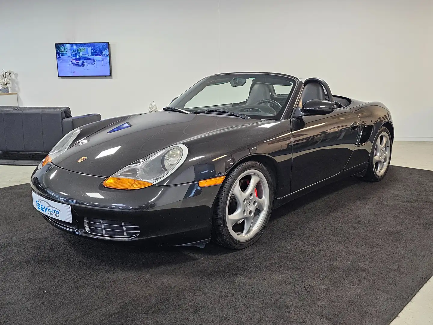 Porsche Boxster S 3.2i Cabrio - leder - Onderhoudsgeschiedenis Blauw - 2