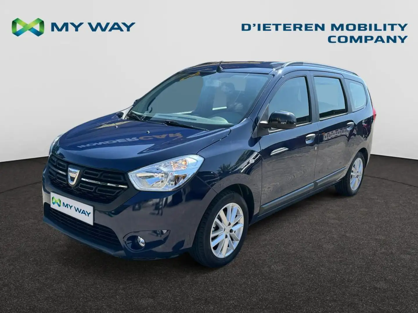 Dacia Lodgy COMFORT 1.3 TCe 102 PK 6v / GPS / Airco / Bluetoot Noir - 1