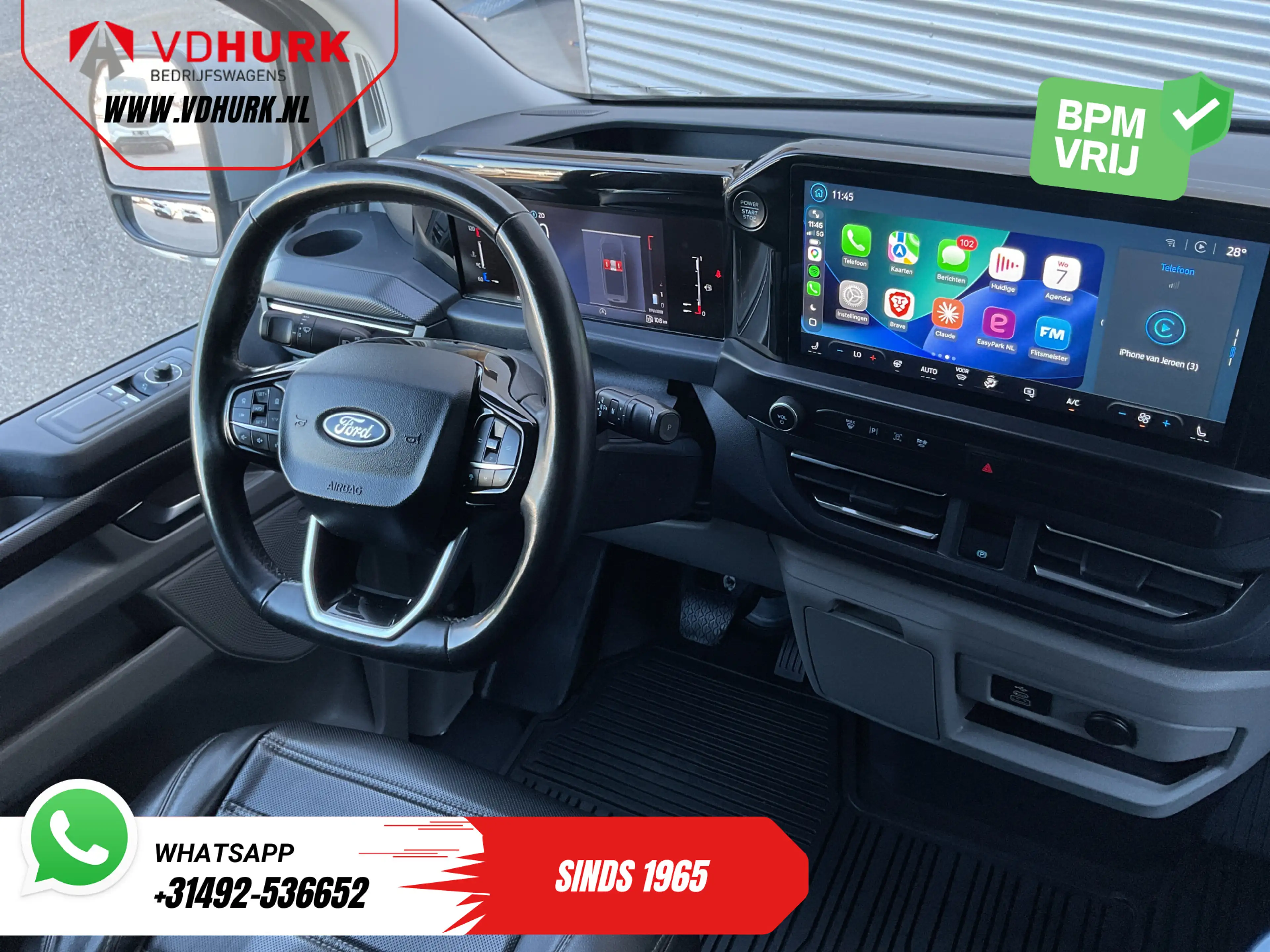 Ford Transit Custom 2.0 TDCI 170 pk Aut. L2 LED/ Adapt.Cruise/ Standka — photo 3