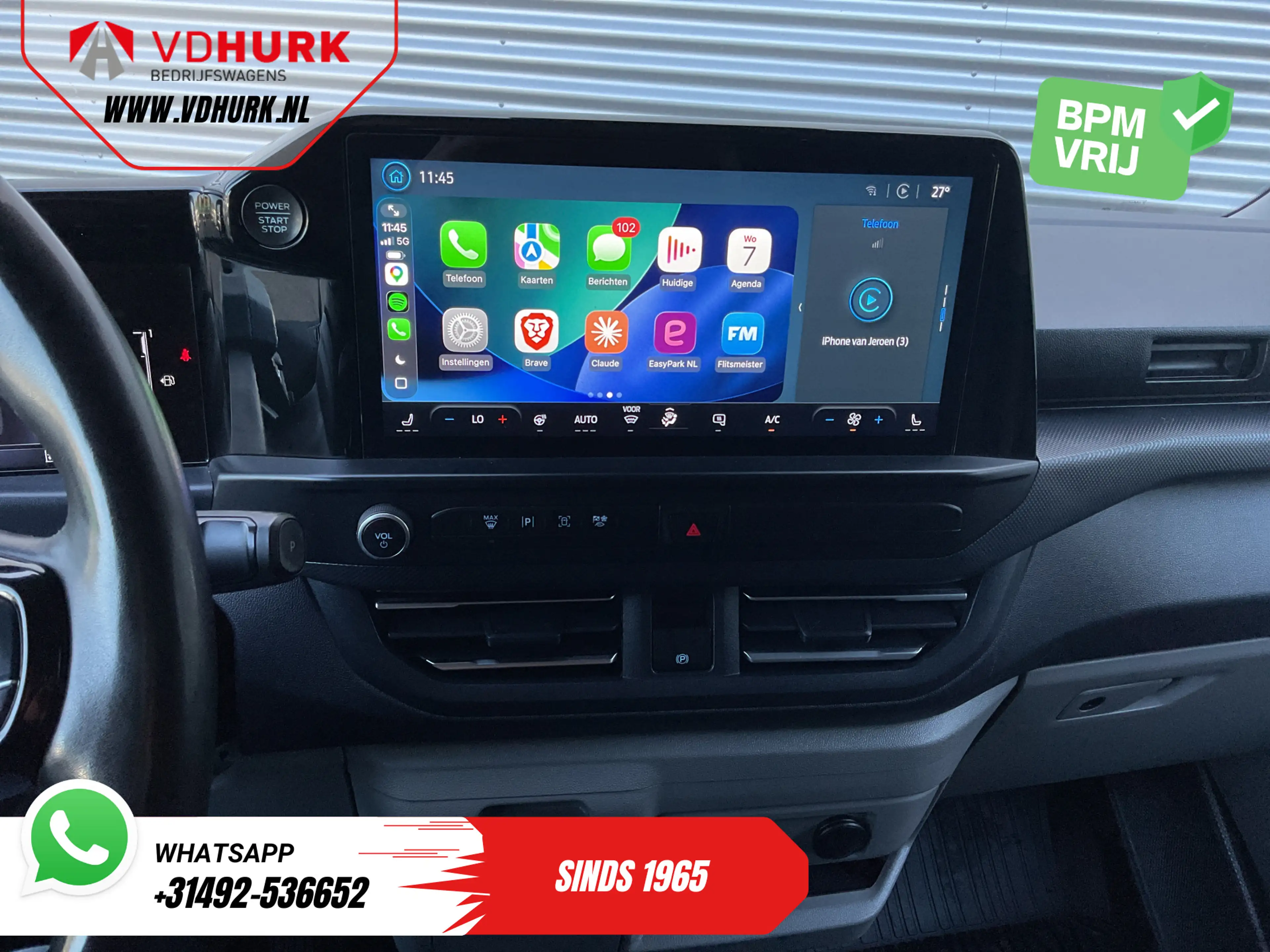 Ford Transit Custom 2.0 TDCI 170 pk Aut. L2 LED/ Adapt.Cruise/ Standka — photo 14