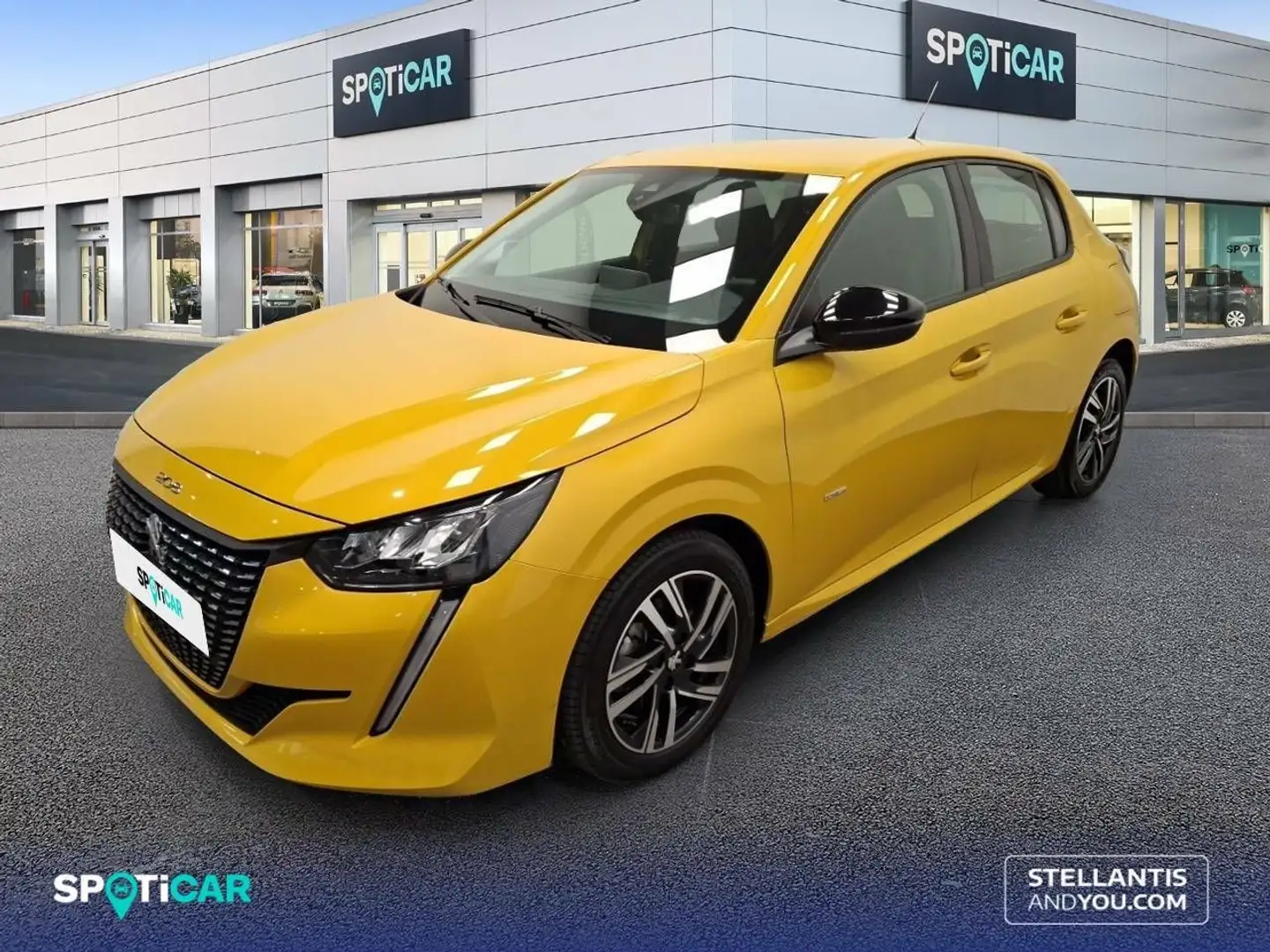 Peugeot 208 1.2 Puretech S&S Active Pack 100 Jaune - 1