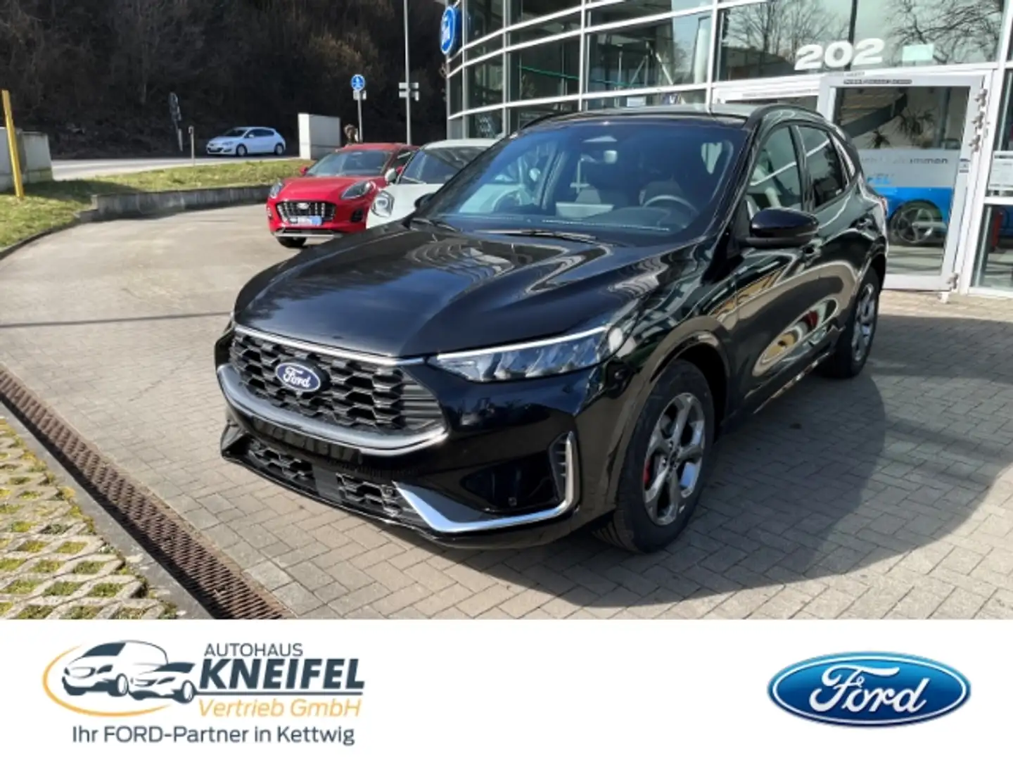 Ford Kuga Hybrid ST-Line X 2.5 Duratec FHEV B & O 360 Kamera Zwart - 1