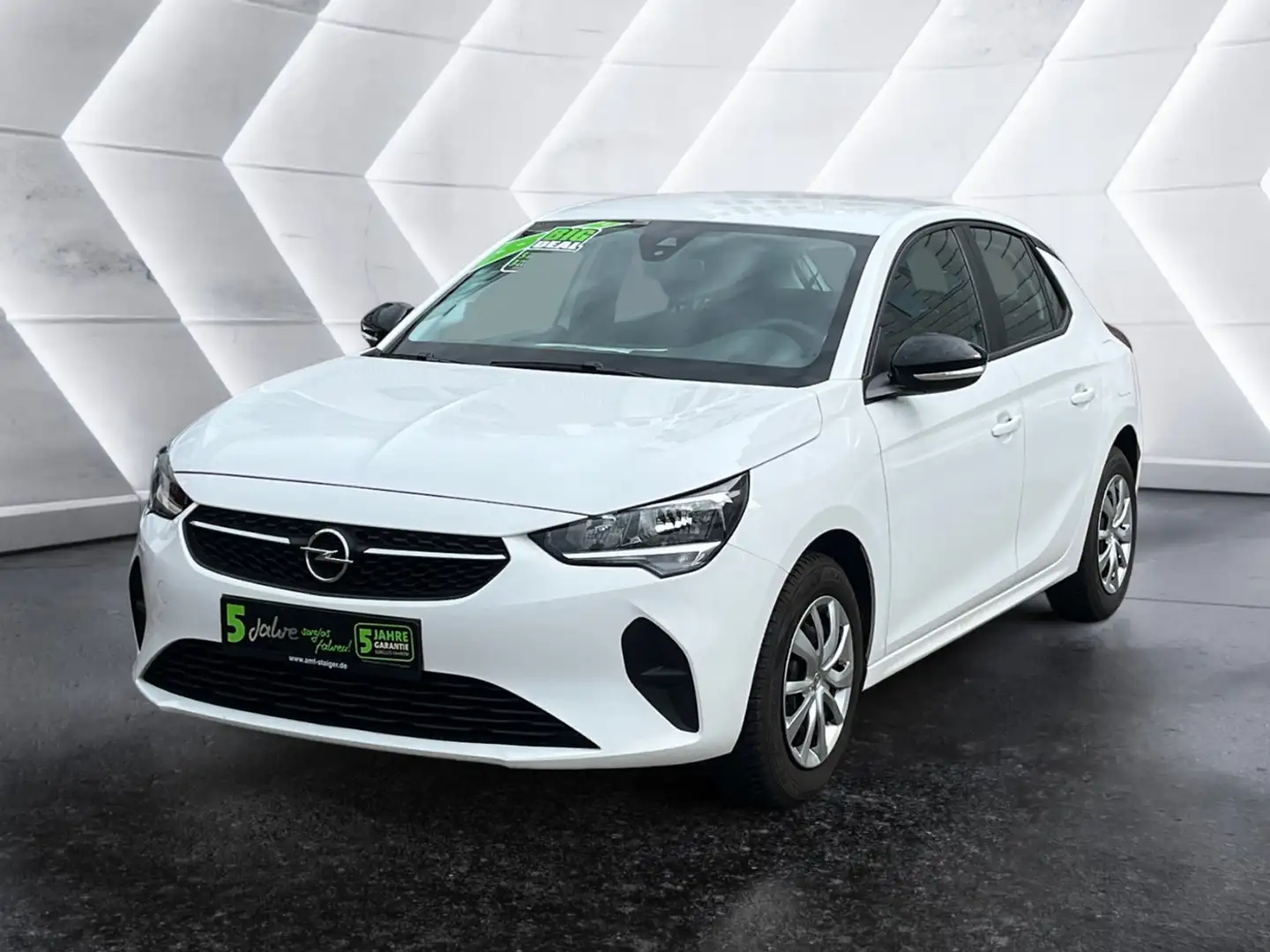 Opel Corsa F 1.2 Edition SpurH, KLIMA, TEMP, Blanco - 2